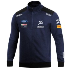 felpa half-zip-m-sport-wrc uomo -azul-marino